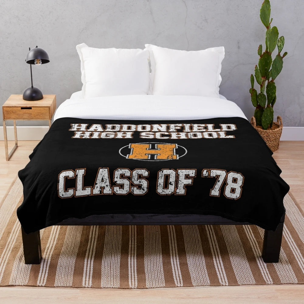 Haddonfield High School Inspired Horror Movie Plush Blanket