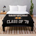 Haddonfield High School Inspired Horror Movie Plush Blanket