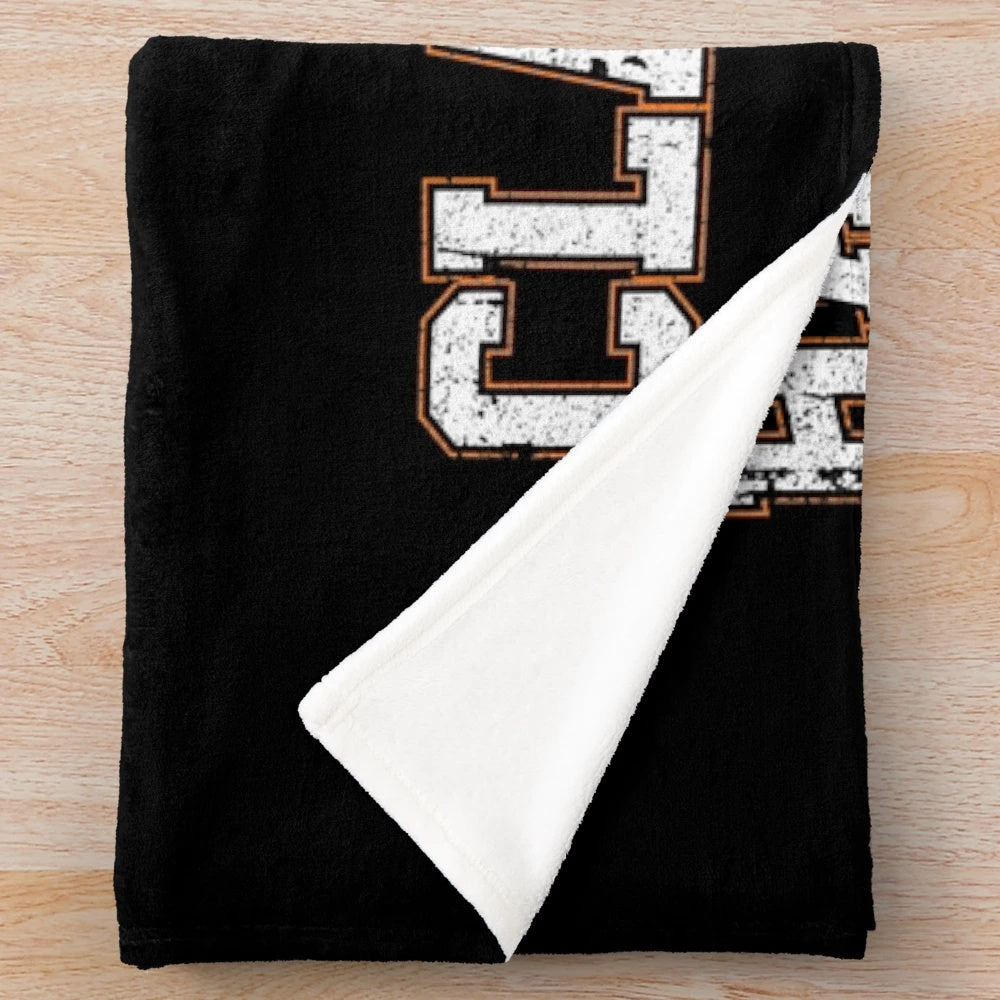 Haddonfield High School Inspired Horror Movie Plush Blanket