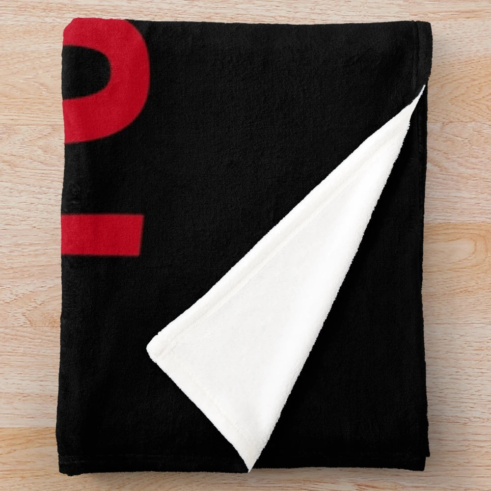 Hadestown-inspired plush blanket with flower and Greek mythology design