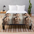 Soft and cozy plush blanket featuring actress Hailee Steinfeld