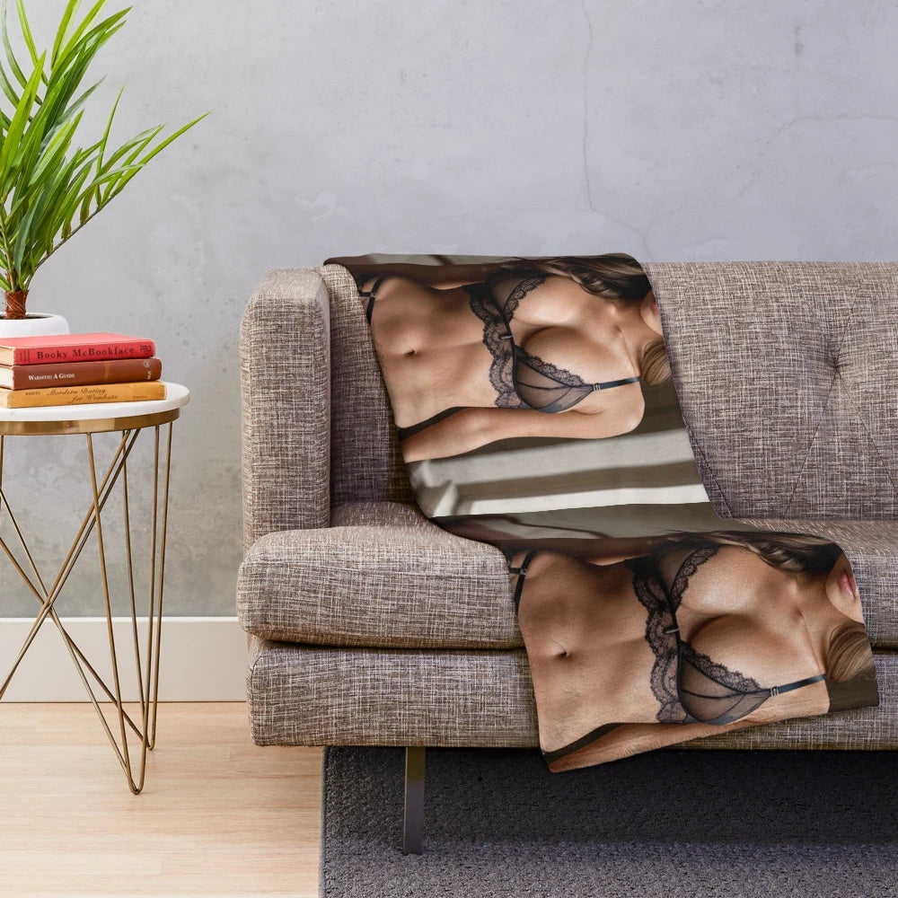 Hailee Steinfeld inspired plush blanket with soft and cozy design