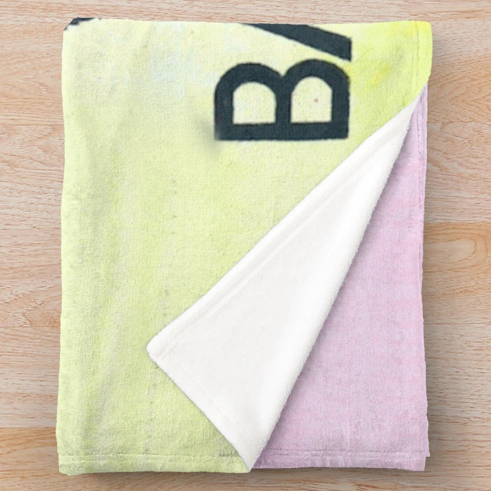 Hairspray musical-inspired plush blanket featuring characters like Tracy Turnblad and Link Larkin