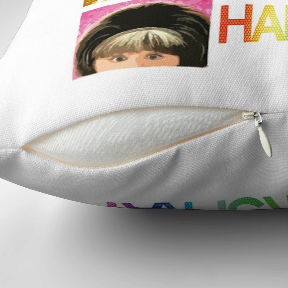 Hairspray movie and musical-themed pillow