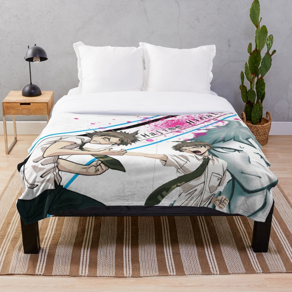 Hajime Hinata Inspired Plush Blanket