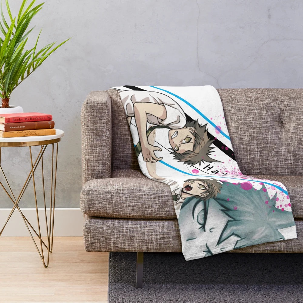Hajime Hinata Inspired Plush Blanket