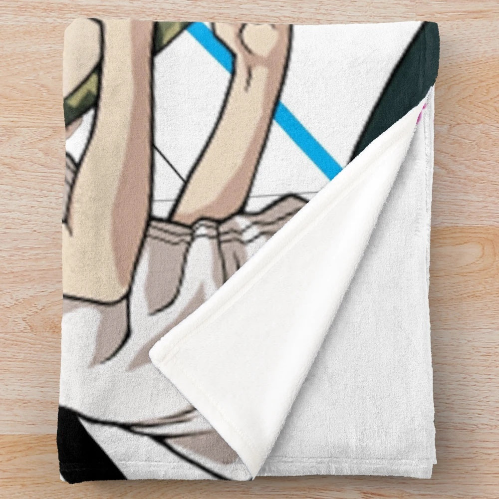 Hajime Hinata Inspired Plush Blanket
