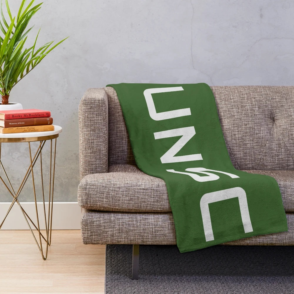 Master Chief Halo-inspired plush blanket