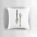 Decorative pillow featuring a custom design of Ahsoka Tano's iconic flower-shaped lightsabers from Star Wars