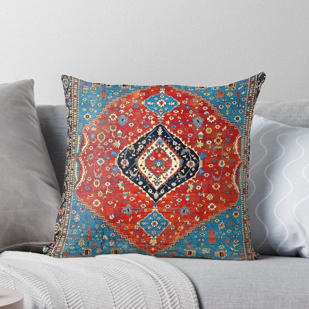 Antique Persian Inspired Decorative Throw Pillow