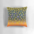 Soft and cozy brook trout skin pillow for fly fishing enthusiasts