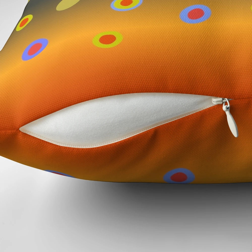 Soft and cozy brook trout skin pillow for fly fishing enthusiasts