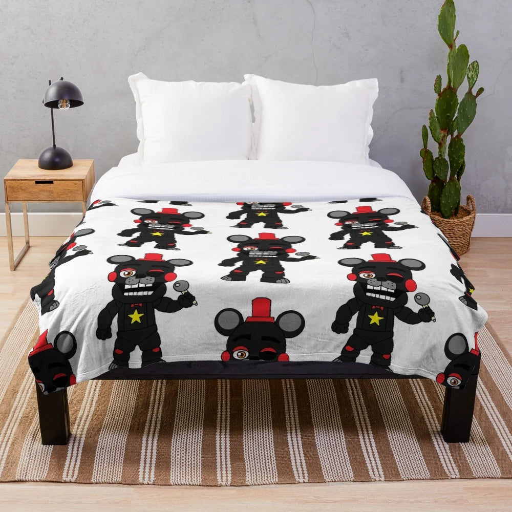 Cozy FNAF Lefty plush blanket by Willows Wardrobe