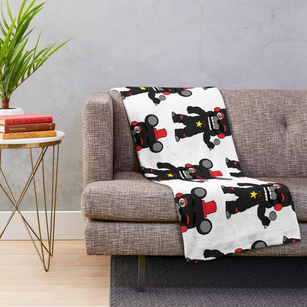 Cozy FNAF Lefty plush blanket by Willows Wardrobe