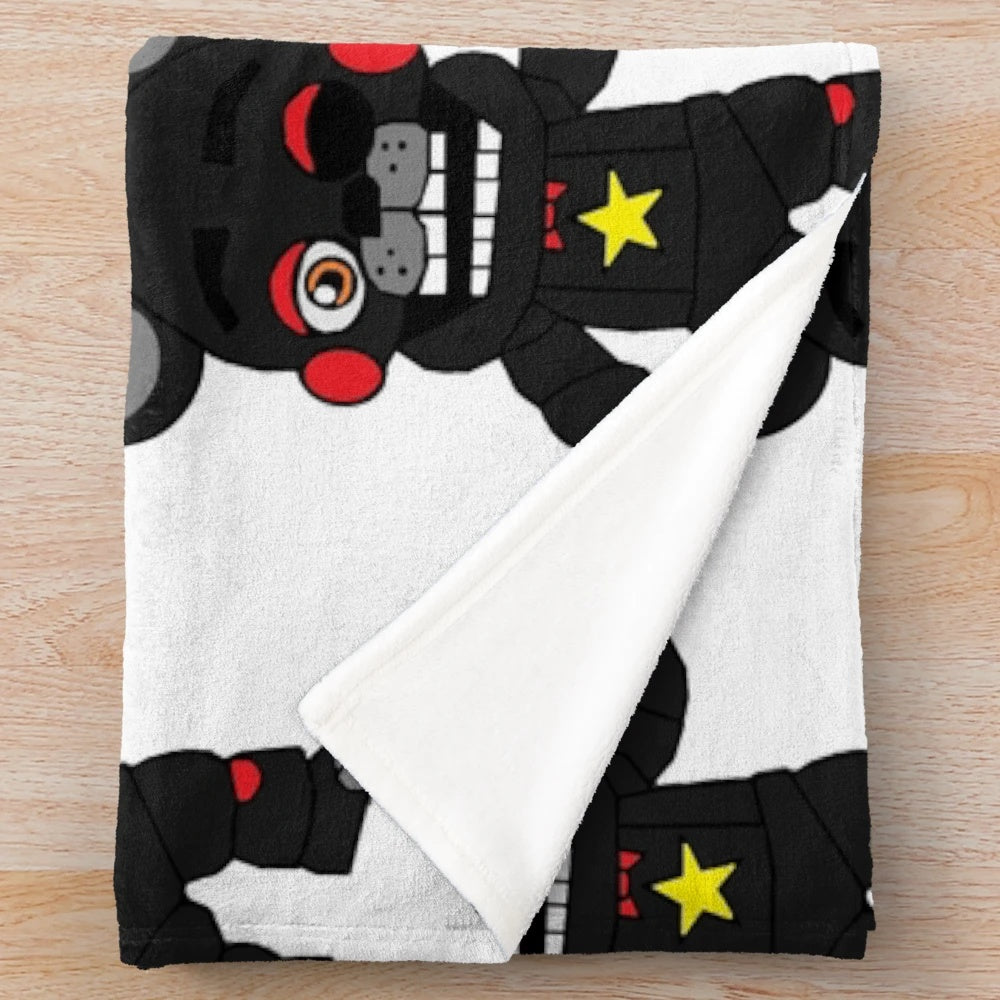 Cozy FNAF Lefty plush blanket by Willows Wardrobe