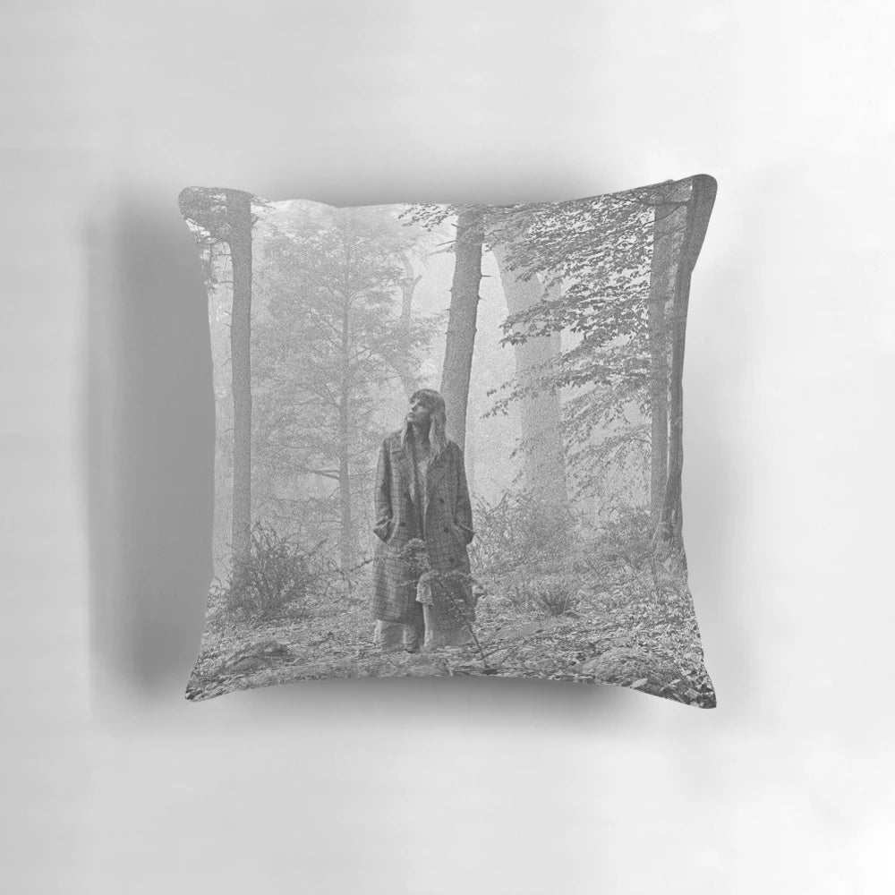 Beautifully designed folklore-inspired pillow with nature motifs, perfect for adding a cozy, rustic touch to any living space.