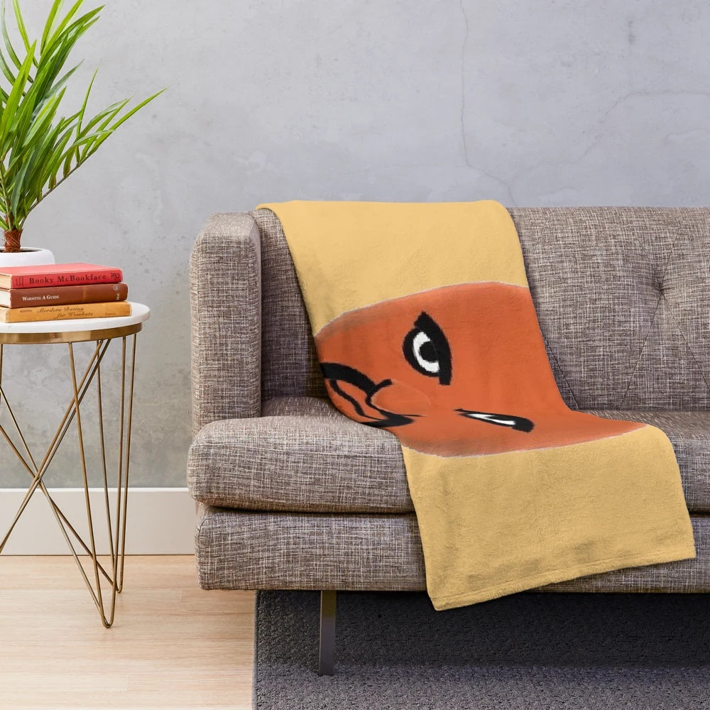 Matt Mii inspired plush blanket with Mii character design