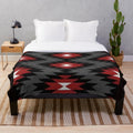 Cozy native american style plush blanket