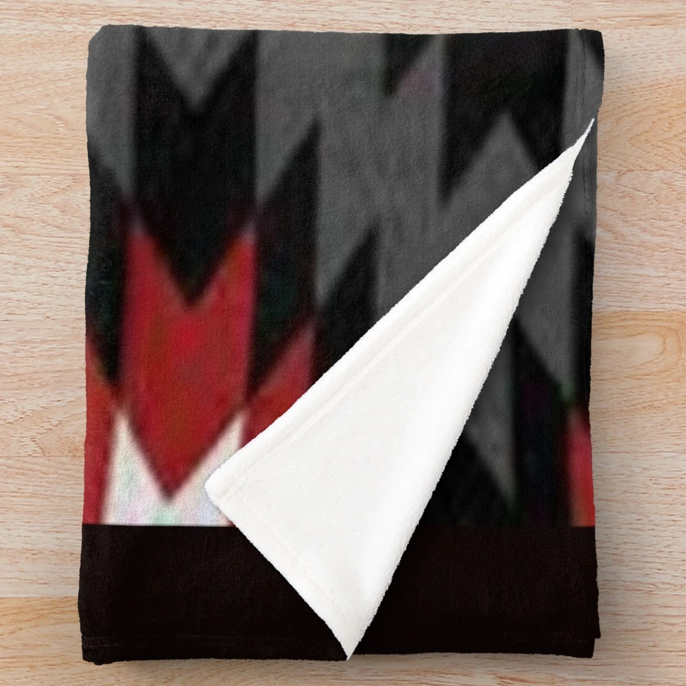 Cozy native american style plush blanket