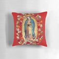 Our Lady of Guadalupe Virgin Mary Pillow - Authentic Mexican Catholic Saint Artwork