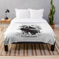 Spoons of Anarchy II Plush Blanket featuring intricate spoon carving designs