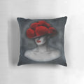 Handmade black forest-inspired premium pillow with traditional motifs