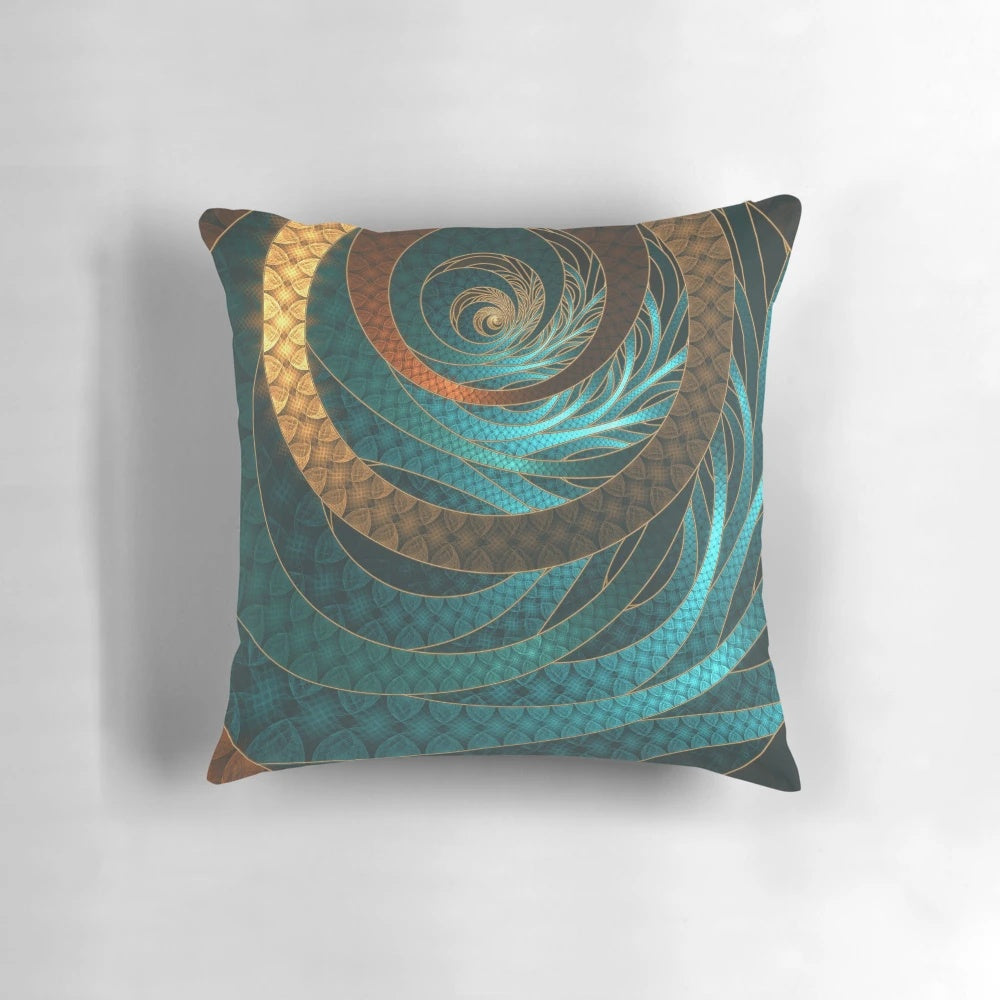 Handmade boho fractal leather turquoise bangles