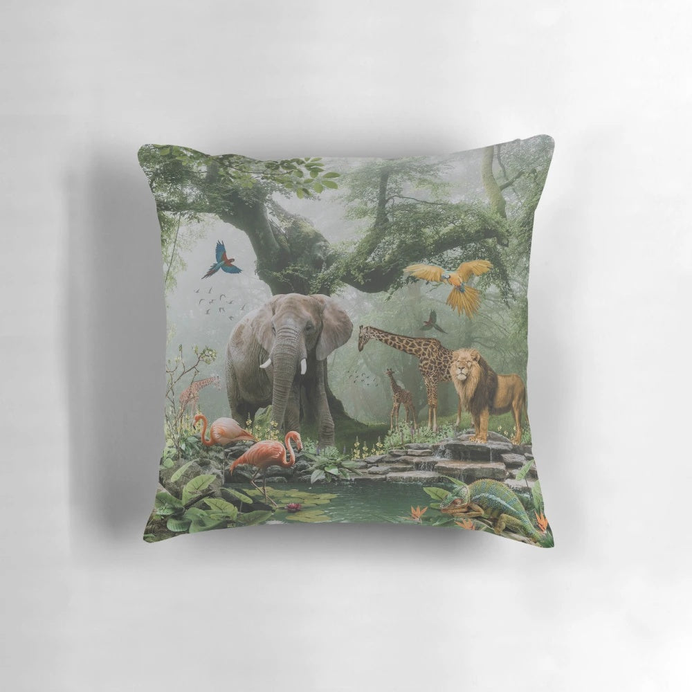 Handmade pillow with JW-inspired design