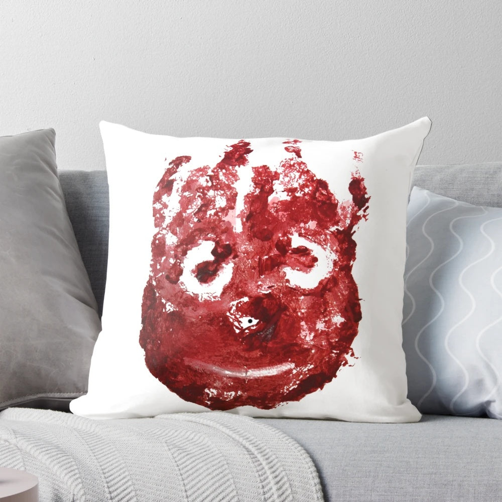 Handpainted Wilson volleyball pillow inspired by the movie Castaway