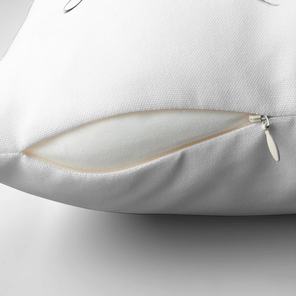 "Goodnight" pillow with handwritten text inspired by Michael Jackson
