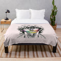 Hanma Plush Blanket with Baki the Grappler Inspired Design