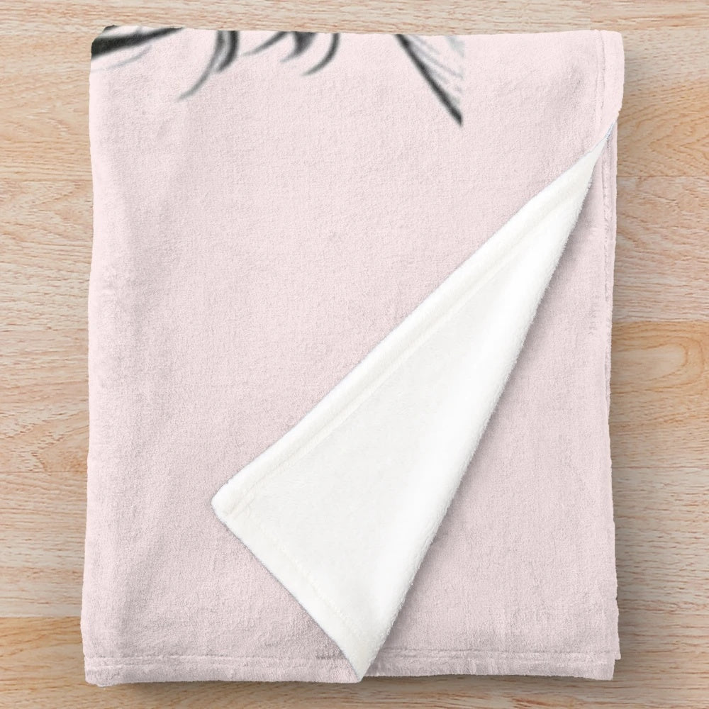 Hanma Plush Blanket with Baki the Grappler Inspired Design