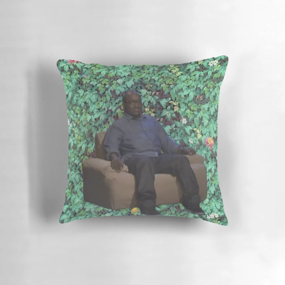 Hannibal Buress inspired Obama portrait printed on a soft, comfortable pillow