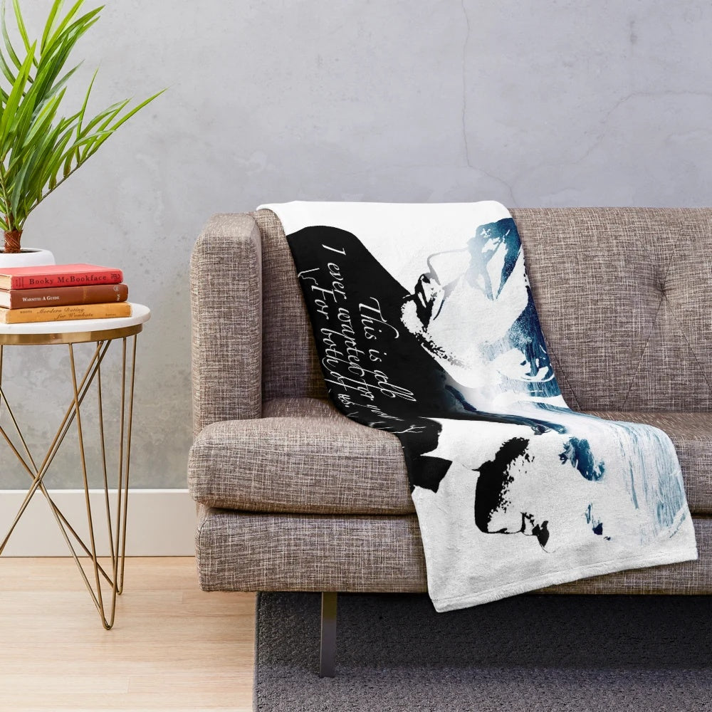 Hannibal plush blanket featuring the characters from the TV series