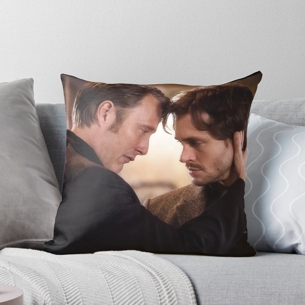 Hannigram "Murder Husbands" Pillow from the Hannibal TV Series