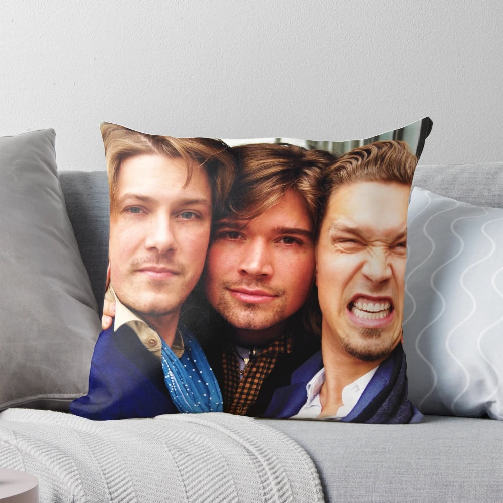 Hanson Inspired Decorative Pillow featuring the Iconic 90s Pop Band