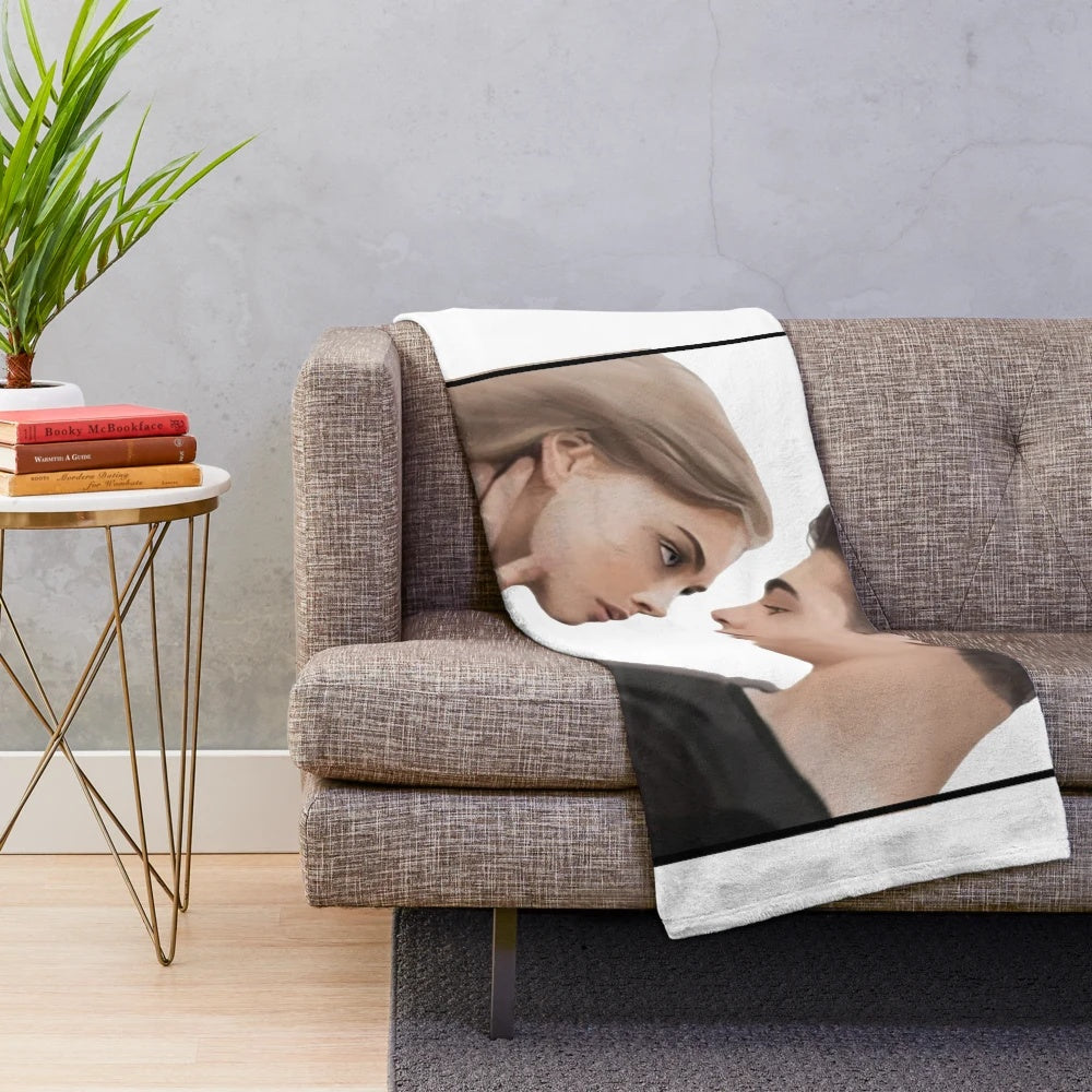 Cozy plush blanket featuring Hardin and Tessa from the popular After movie series