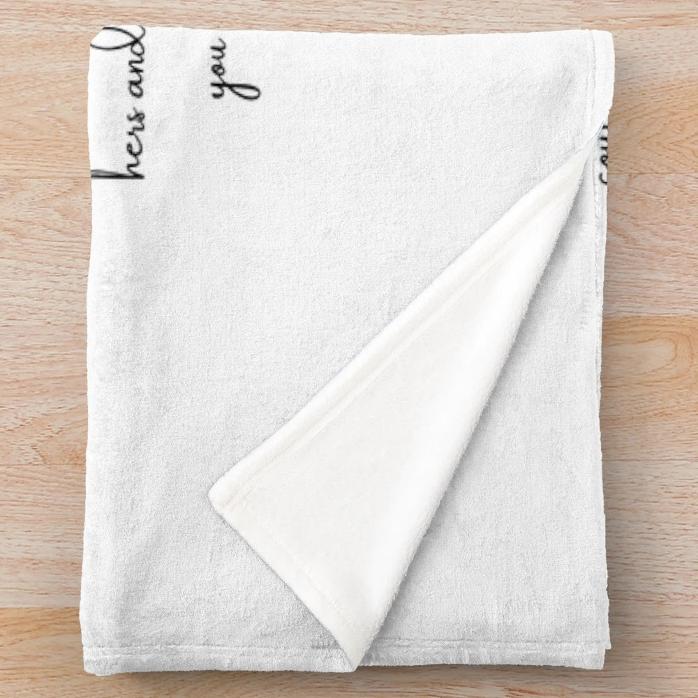 Hardin and Tessa inspired plush blanket for after movie fans