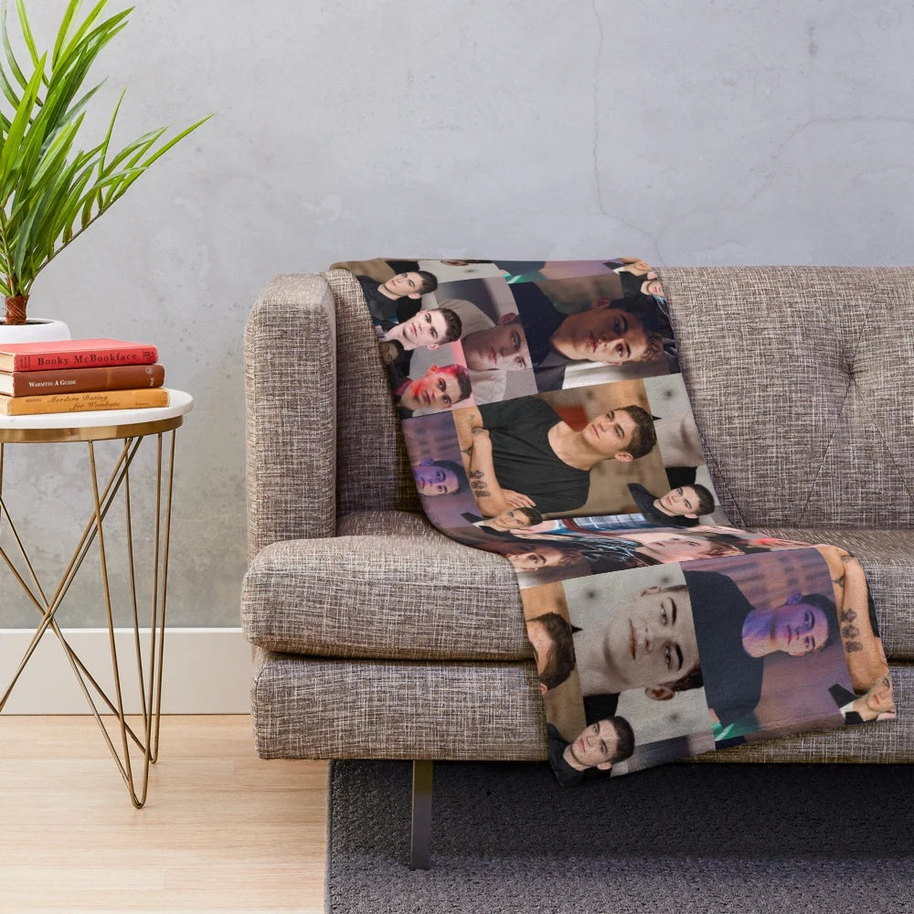 Plush blanket featuring Hardin Scott, the hero character from the After book series