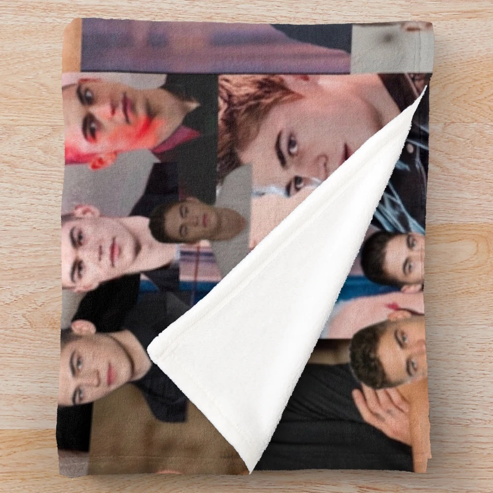Plush blanket featuring Hardin Scott, the hero character from the After book series