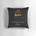 Colorful rainbow-themed pillow with Hardin Scott quote from the "After" movie and book series