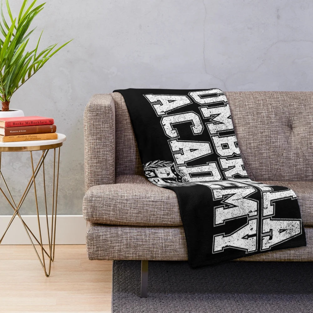 Umbrella Academy Plush Blanket featuring the Hargreeves siblings