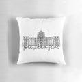 Harkins Hall inspired Providence College Friars logo pillow