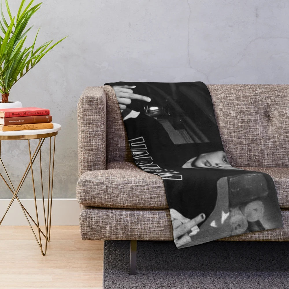 Cozy Plush Blanket Featuring Pete Davidson and Saturday Night Live Comedy