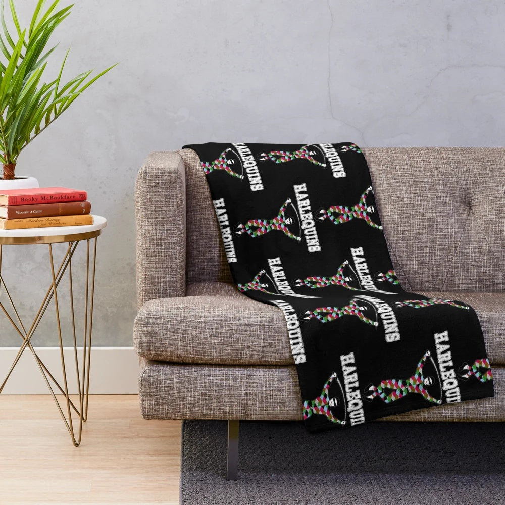 Harlequins Rugby Inspired Plush Blanket