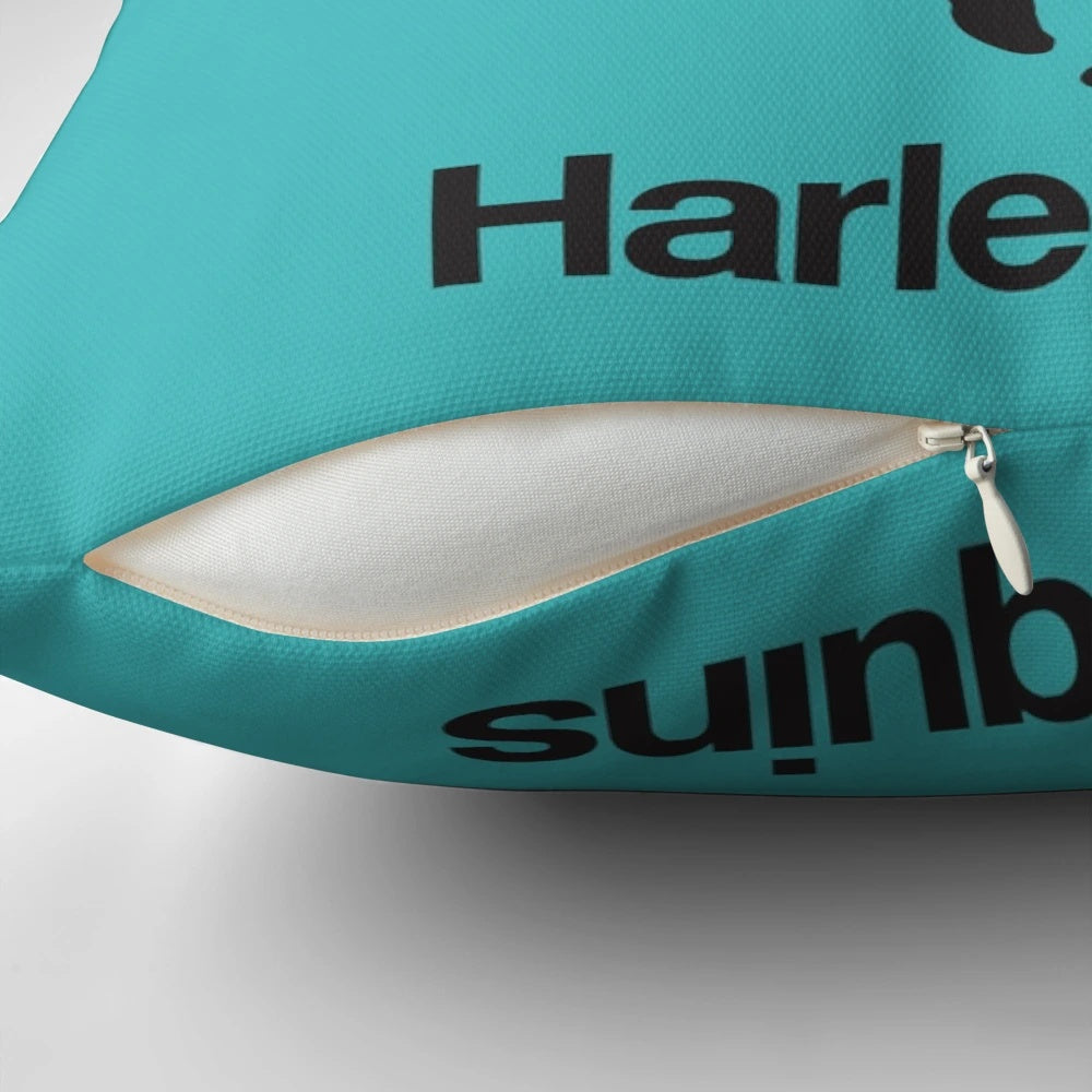 Harlequins Rugby Pillow - Plush, high-quality pillow featuring the iconic Harlequins rugby team logo and colors