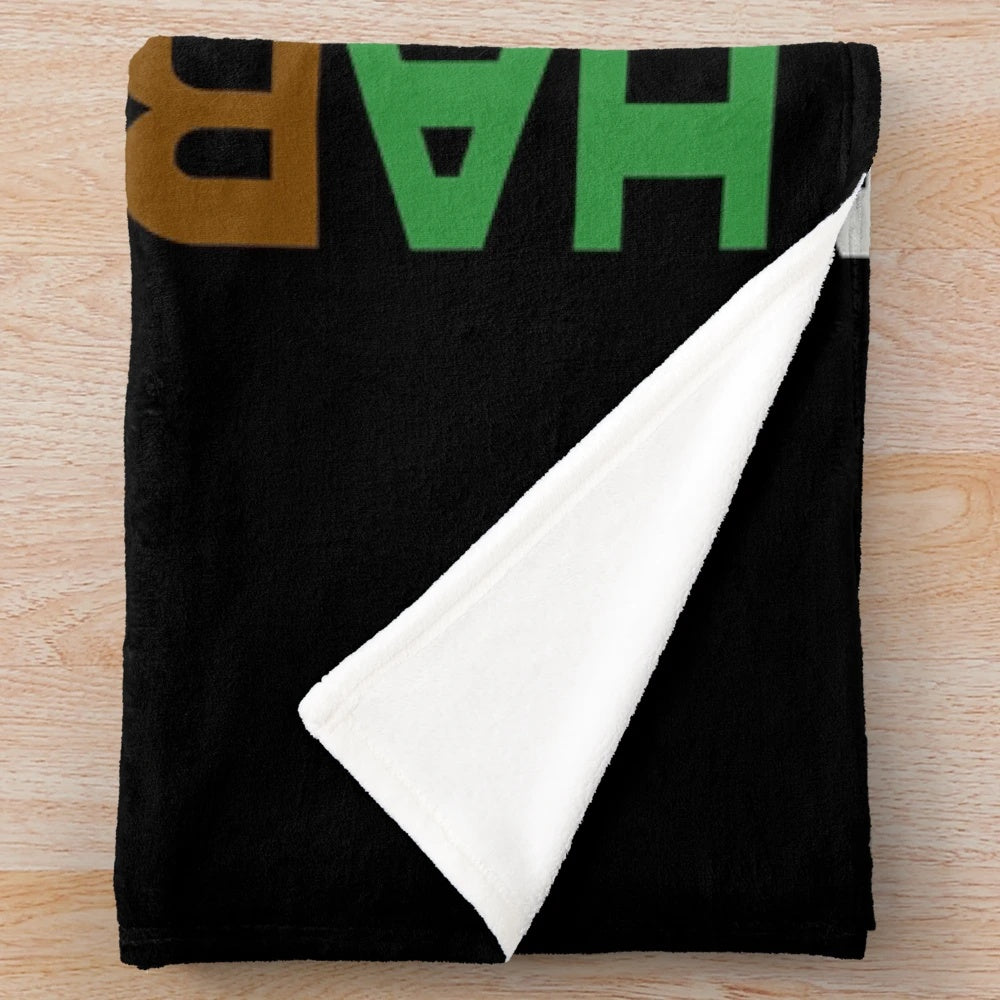 Harlequins rugby plush blanket