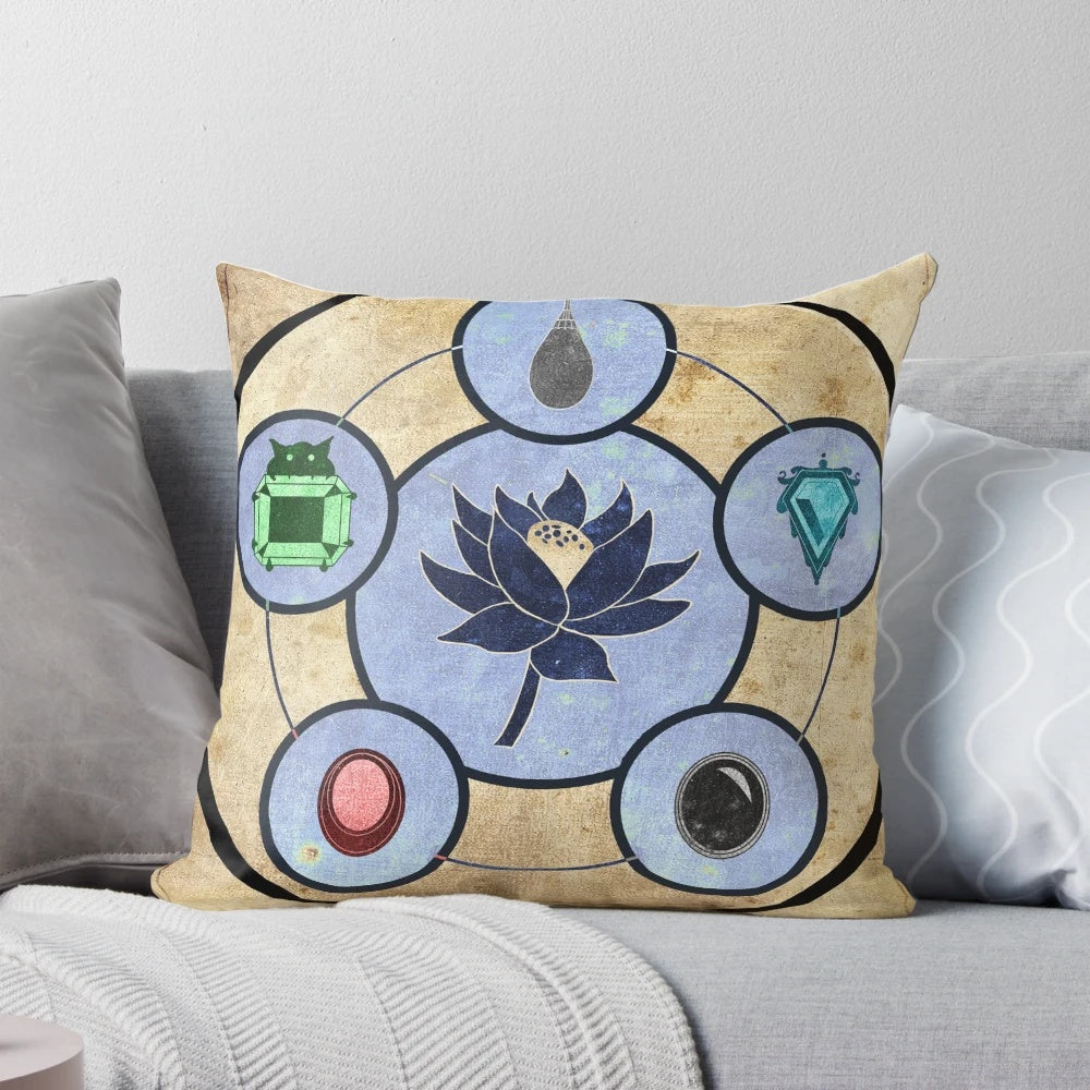 Minimalist Power Six Pillow for Magic: The Gathering fans