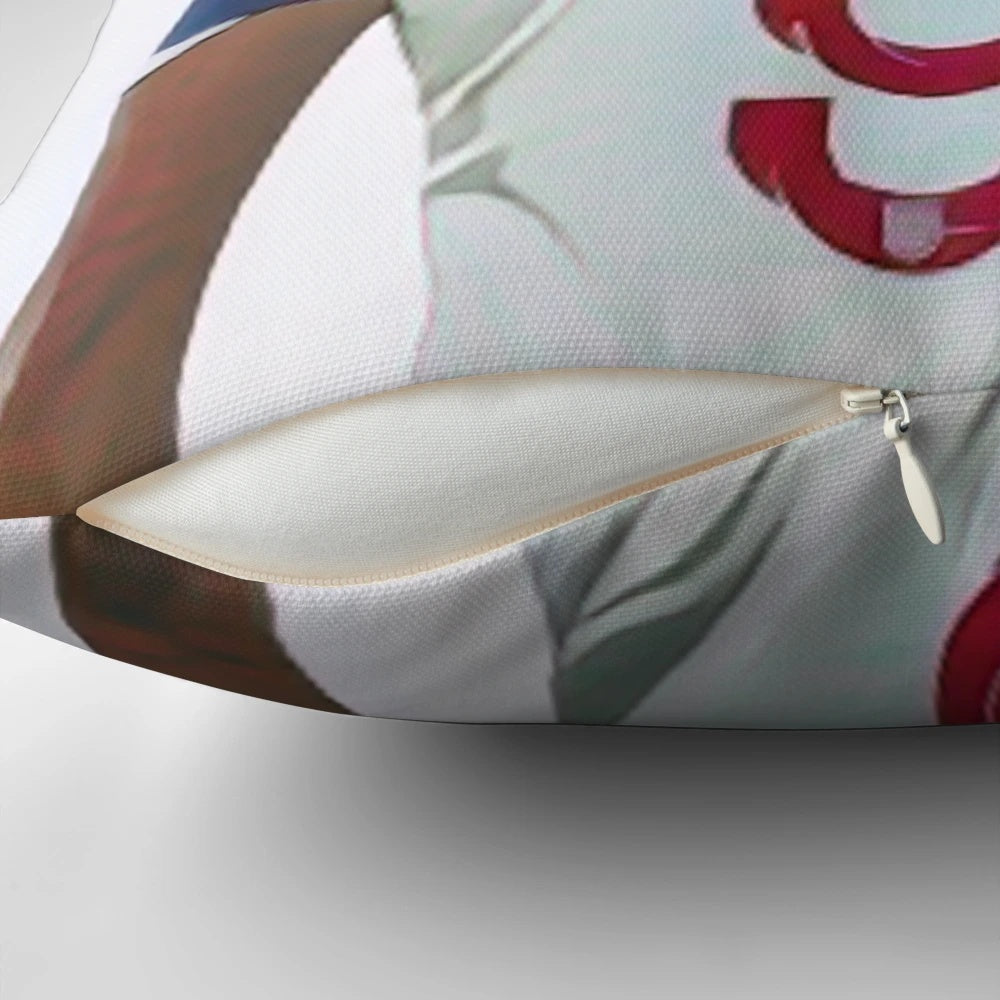 Custom harry kane drawing pillow showcasing the England national team captain in action