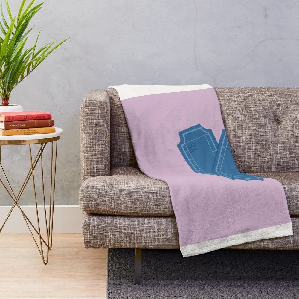 Harry Styles inspired plush blanket with cinema poster aesthetic design